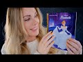 ASMR DISNEY CINDERELLA STORY TELLING BOOK READING Close Up Deep Ear To Ear Breathy Whispers