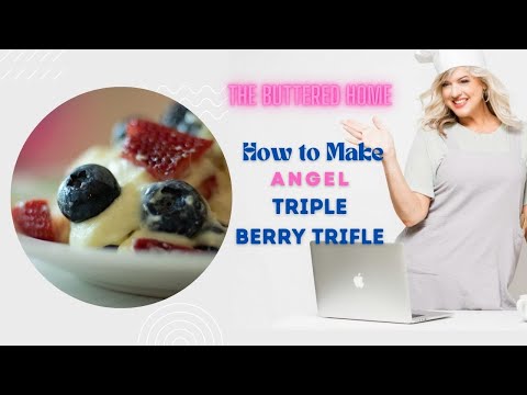 How to Make Angel Cake Triple Berry Trifle
