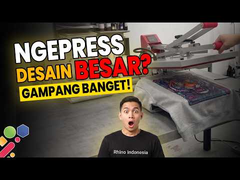 BUTUH PRESS KAOS OVERSIZE ?? MESIN INI JAWABANNYA !!
