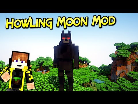 Howling Moon Mod |  Become a Werewolf |  For Minecraft 1.12.2 |  Review In Spanish