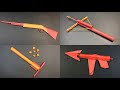 How To Make Paper Gun Origami Weapons How To Make Paper Things How To Make Paper Craft