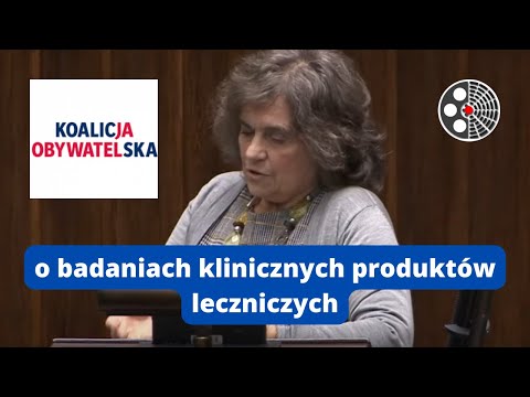 Joanna Fabisiak pyta o wynagrodzenia dla ochotników badań klinicznych