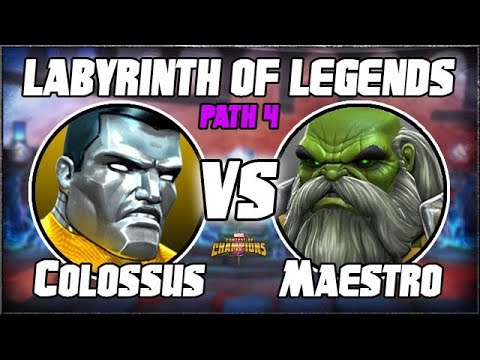 Colossus vs Maestro - Labyrinth of Legends Path 4 (Marvel Contest of Champions)