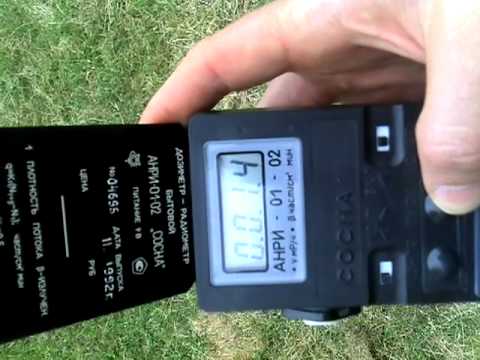 Radioactive briks mesured using an arni sosna