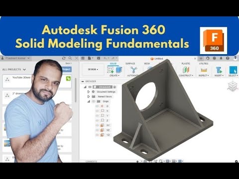 Solid Modeling fundamentals in Autodesk Fusion 360 | Part 6