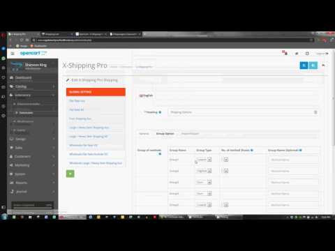 X-Shipping Pro Opencart Shipping Tutorial - Heavy Item Surcharge