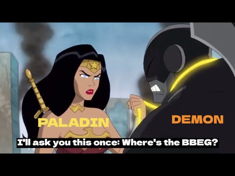 Wonder Woman Being Racist Towards Superman (D&D Edition)