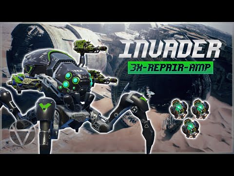 [WR] 🔥 Arachnid Invader VS 2 Khepri w/ 3X Repair Amplifier – Mk3 Gameplay | War Robots