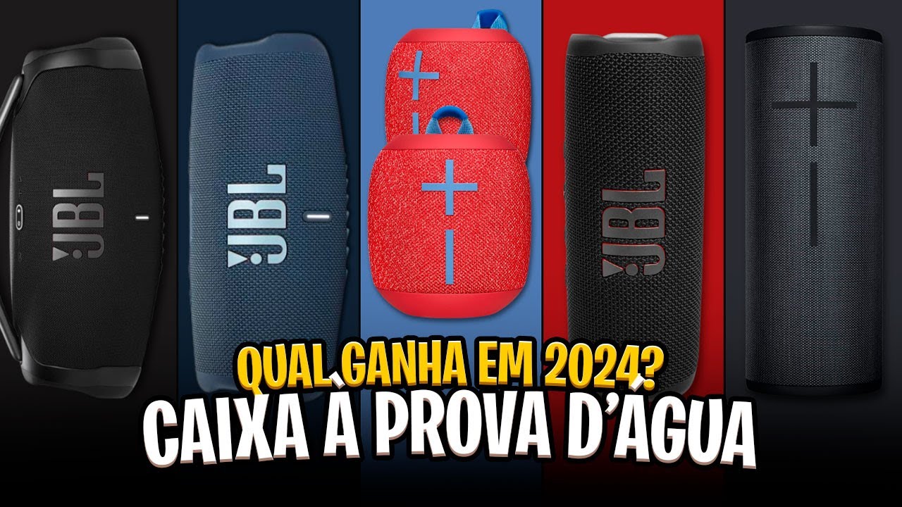 Qual CAIXA DE SOM à PROVA D'ÁGUA é a Melhor? Top 5 Melhores 🔥