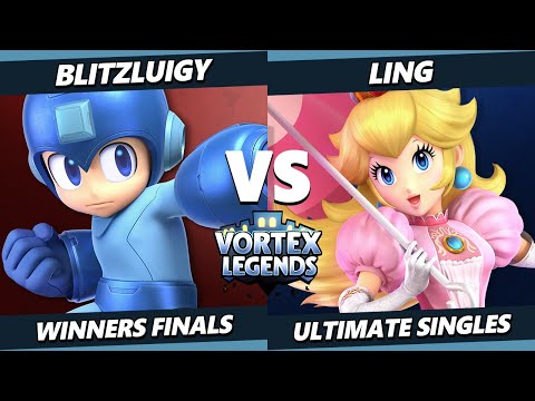 Vortex Legends 33 Winners Finals - BlitzLuigy (Mega Man) Vs. Ling (Peach) SSBU Ultimate Tournament