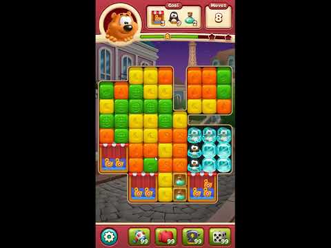 Toon Blast Level 6288 - NO BOOSTERS 🐻🐺🐱 | SKILLGAMING ✔️