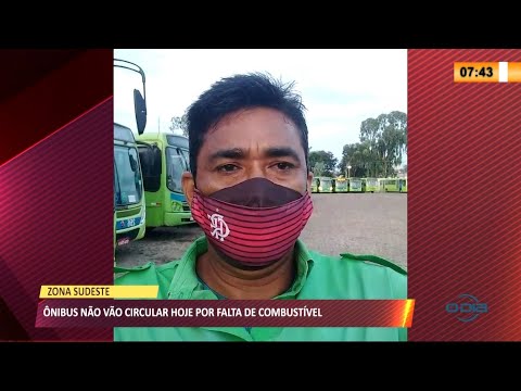 Linhas de í´nibus da zona sudeste não saem da garagem por falta de combustível 29 04 2021