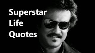 Best life quotes from superstar movies  Rajinikant