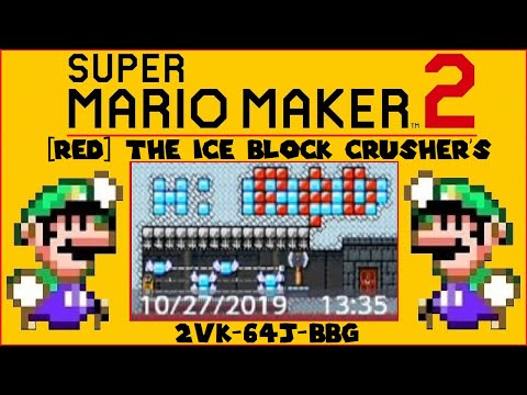 SMM2 - [ReD] The Ice Block Crusher's (2VK-64J-BBG)