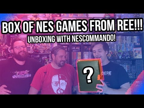NES Games! Uboxing Ree's Package! with NESCOMMANDO! - Ed's Bonus Friday Content!
