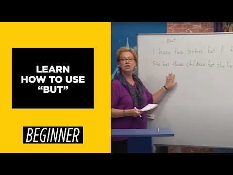 Beginner Level Learn How to use But | English For You