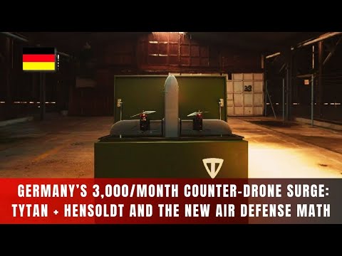 The Drone Swarm Problem: Germany’s TYTAN Interceptor Production Goes Industrial