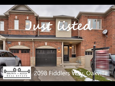 JUST LISTED! 2098 Fiddlers Way, Oakville