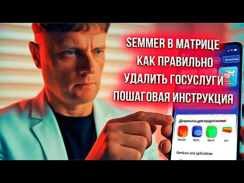 SEMMER В МАТРИЦЕ — Как ПРАВИЛЬНО удалить Госуслуги | Пошаговая инструкция #SEMMER