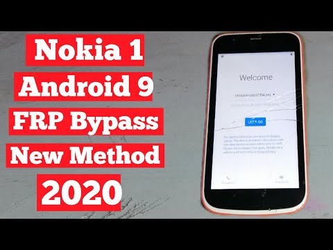 Nokia 1 TA 1066 FRP or Google Unlock || Nokia 2 3 4 5 6 7 8 9 FRP or Google Account Bypass Android 9