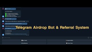 How To Create Telegram Airdrop Bot & Referral System | Free Source Code