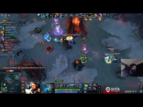 Gorgc's reaction to Ramzes' throne threat vs Liquid