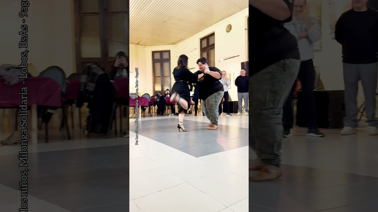 Video thumbnail for Fati Caracoch y Aoniken Quiroga. Rodríguez Peña (Di Sarli) Por los niños, Milonga Solidaria 9ago25