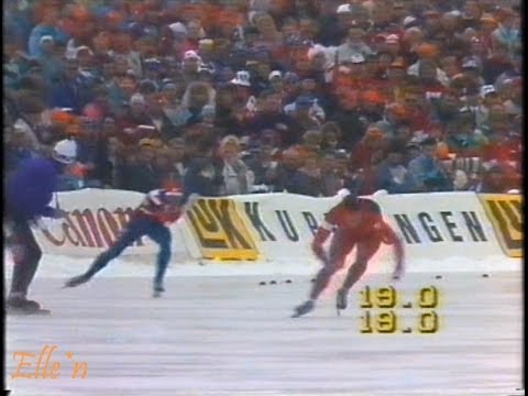 World Championships Allround Innsbruck 1990 - 500 m Søndrål - Silk