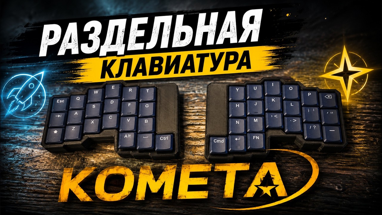 Раздельная клавиатура KOMETA
