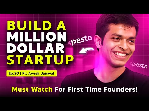How to build a million-dollar startup? @PestoTech Founder ...