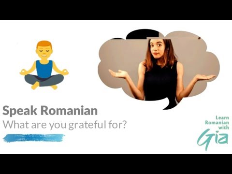 Learn Romanian 48: what are you grateful for?🙏