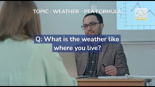 Weather - Part 1 IELTS Speaking - Model Anwer