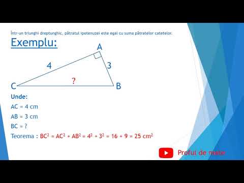 LECȚIA 9: Teorema lui Pitagora