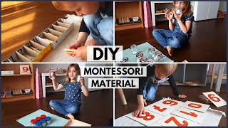 DIY: Selbstgebasteltes MONTESSORI MATERIAL - schnell und einfach! || Montessori zu Hause