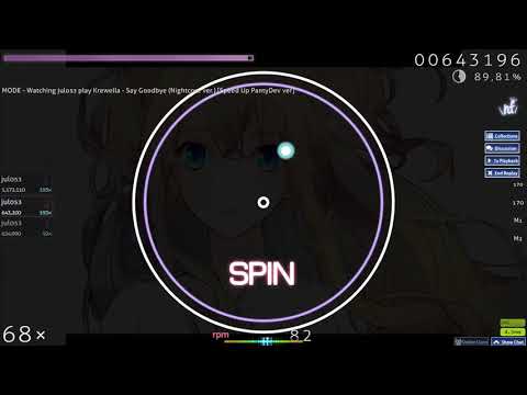 OSU! Krewella - Say Goodbye (NightCore)