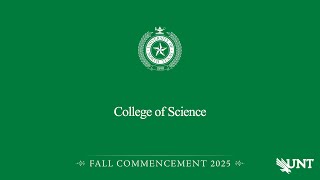 Science | UNT Commencement Fall 2025