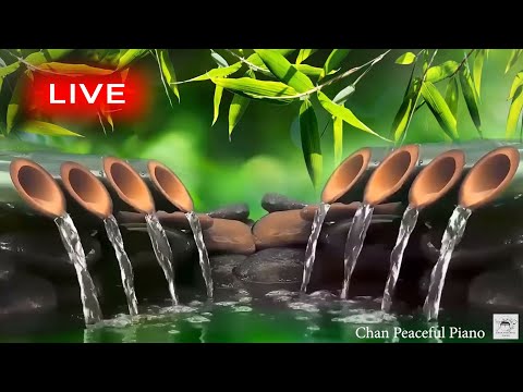 Música de piano relajante con sonido de agua | Música para dormir y meditar profundamente