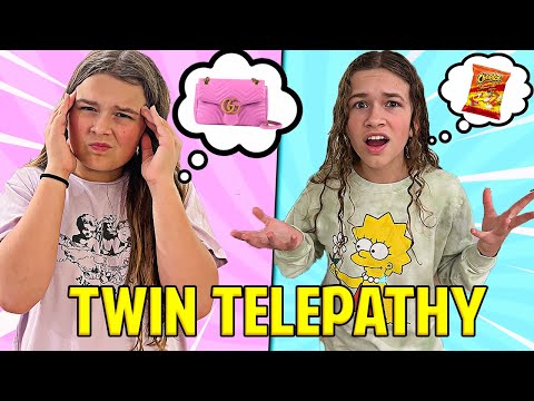 TWIN TELEPATHY Shopping Challenge!! | JKREW