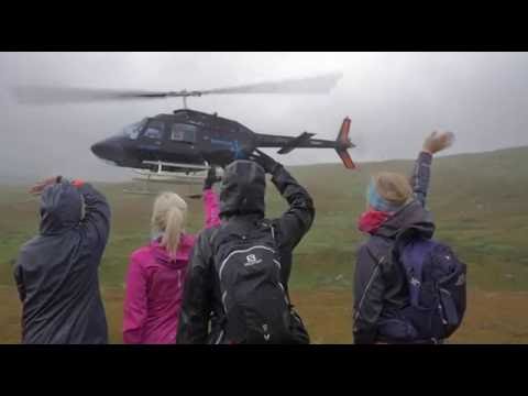 Systrar i bergen sommarresa Hemavan