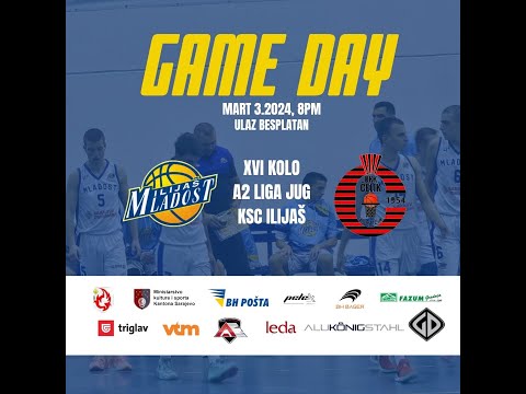 K.K. "MLADOST" Ilijaš - K.K. "ČELIK" Zenica- A2 Liga - 16. Kolo KS BiH