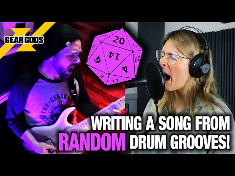 Writing A Song From RANDOM Drum Grooves 9 Feat. COURTNEY LAPLANTE of @SPIRITBOX | GEAR GODS