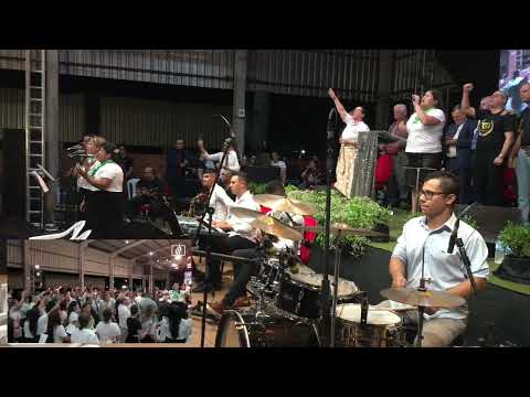 Medley - drumcam- 120 músicos e 1300 vozes - centenário da Iead no RS