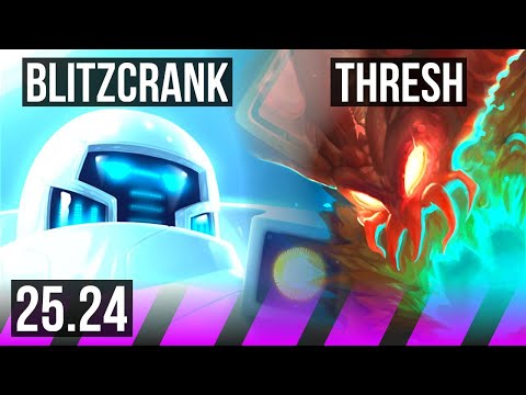 BLITZCRANK & Varus vs THRESH & Jinx (SUP) | KR Master | 25.24
