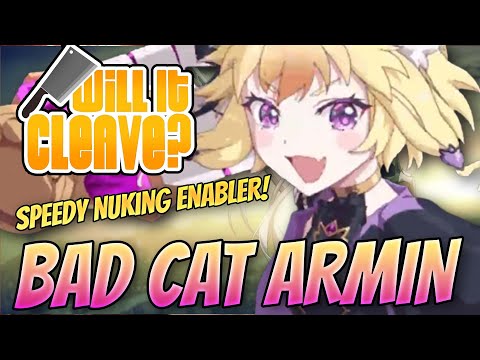NO DAMAGE TAKEN BAD CAT ARMIN - Will It Cleave | Epic Seven