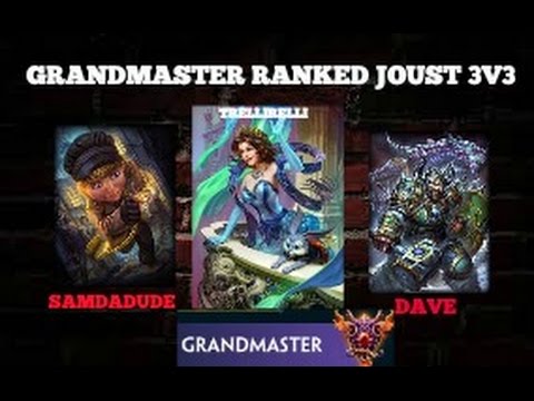 Smite: Grandmaster Ranked Joust 3v3 Chang'e (FT. SAMDADUDE)