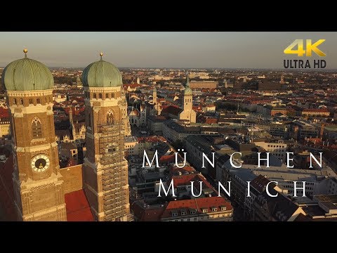 The very Best of MÜNCHEN - MUNICH from above in 4K-UHD... AERIAL VIEW BAVARIA