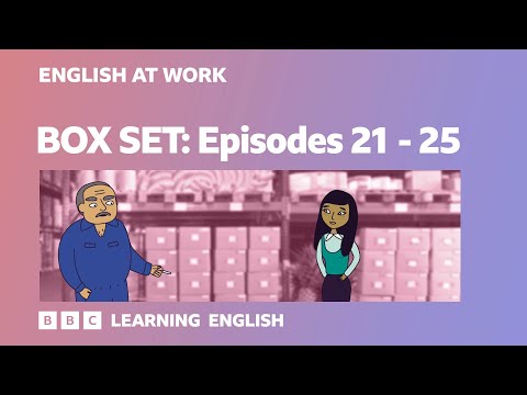 BOX SET: English at Work - episodes 21-25. Improve your business English vocabulary and speaking!