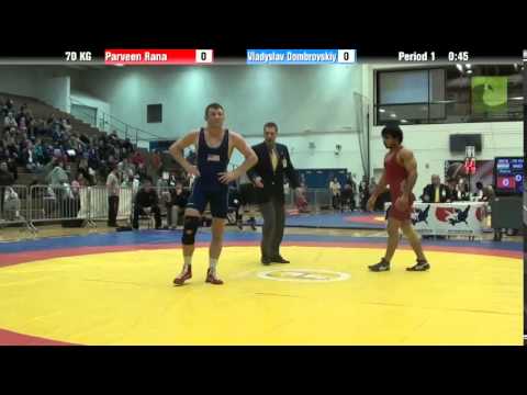 70 KG CQF - Parveen Rana (India) vs. Vladyslav Dombrovskiy (Army)
