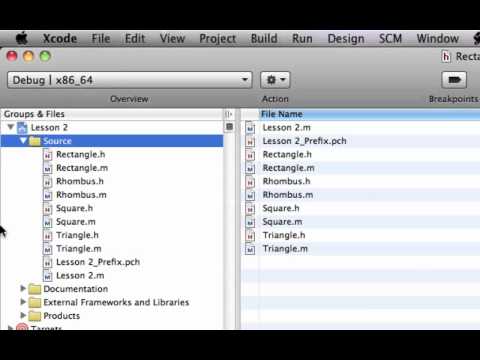 Xcode Tips L2 - Groups & Files