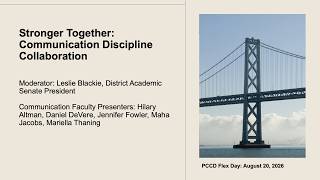 Fall 2026 Flex Day: Panel Discussion